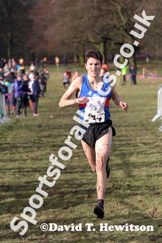 Patrick Dever (Preson Harriers)  under-17 mens Northern Cross Country Champs, Knowsley Safari Park. Photo: David T. Hewitson/Sports for All Pics